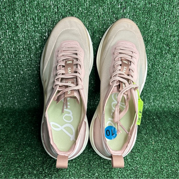 NEW - Sam Edelman Women's "Sarita" Lace Up Performance Sneaker Pink Size 10 M - Picture 5 of 10